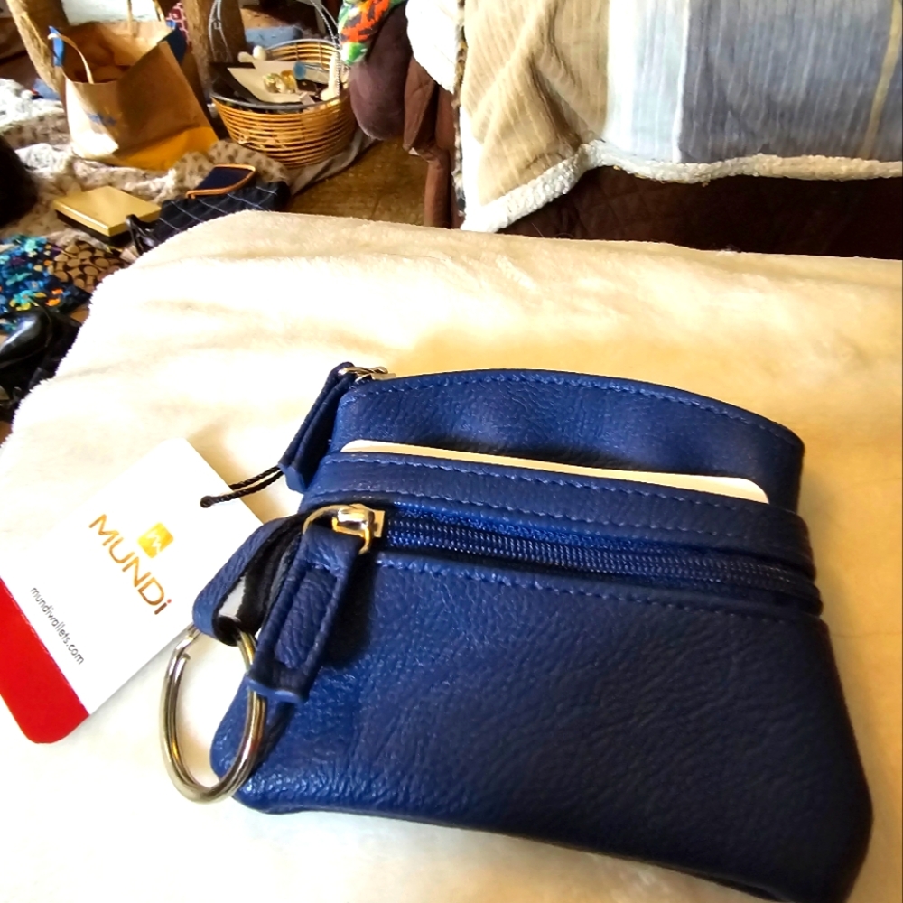 MUNDI blue Change Purse